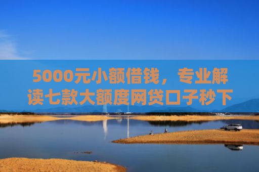 5000元小额借钱，专业解读七款大额度网贷口子秒下款