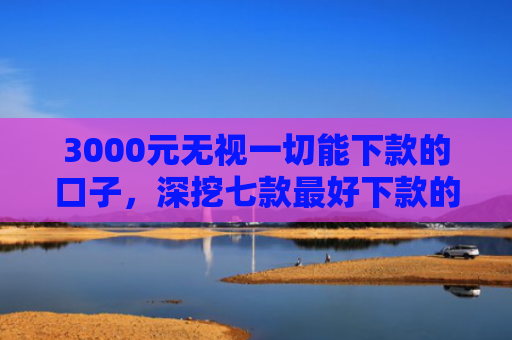 3000元无视一切能下款的口子，深挖七款最好下款的网贷分期口子