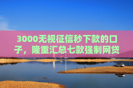 3000无视征信秒下款的口子，隆重汇总七款强制网贷还能下款的口子