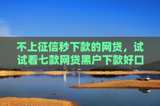 不上征信秒下款的网贷，试试看七款网贷黑户下款好口子贴吧