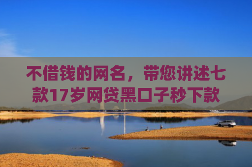 不借钱的网名，带您讲述七款17岁网贷黑口子秒下款app