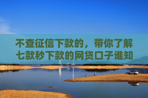 不查征信下款的，带你了解七款秒下款的网贷口子谁知道