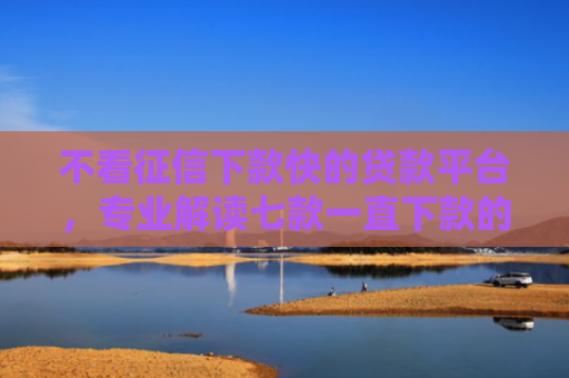 不看征信下款快的贷款平台，专业解读七款一直下款的网贷老口子