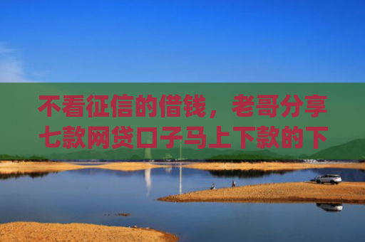 不看征信的借钱，老哥分享七款网贷口子马上下款的下载app