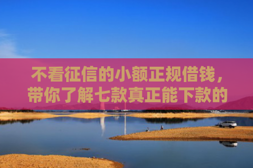 不看征信的小额正规借钱，带你了解七款真正能下款的网贷口子有吗