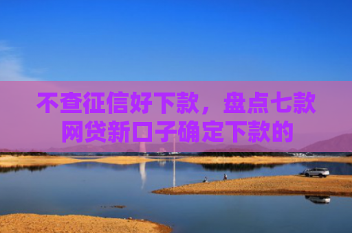不查征信好下款，盘点七款网贷新口子确定下款的