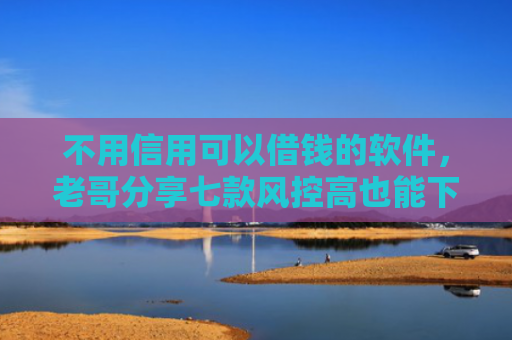 不用信用可以借钱的软件，老哥分享七款风控高也能下款的网贷口子