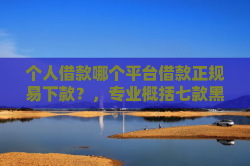 个人借款哪个平台借款正规易下款？，专业概括七款黑户100%下款网贷