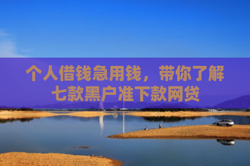 个人借钱急用钱，带你了解七款黑户准下款网贷
