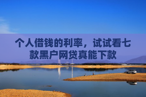 个人借钱的利率，试试看七款黑户网贷真能下款