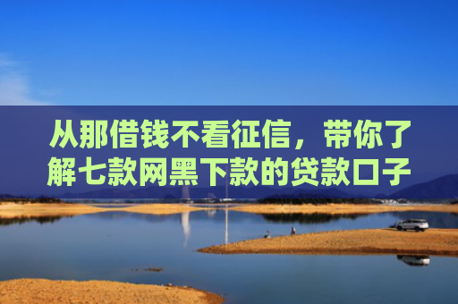 从那借钱不看征信，带你了解七款网黑下款的贷款口子