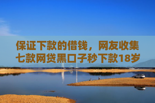 保证下款的借钱，网友收集七款网贷黑口子秒下款18岁