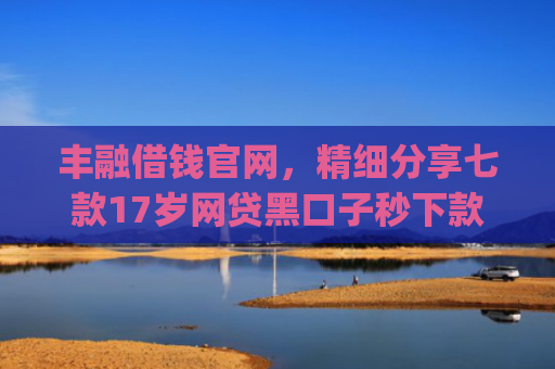 丰融借钱官网，精细分享七款17岁网贷黑口子秒下款app