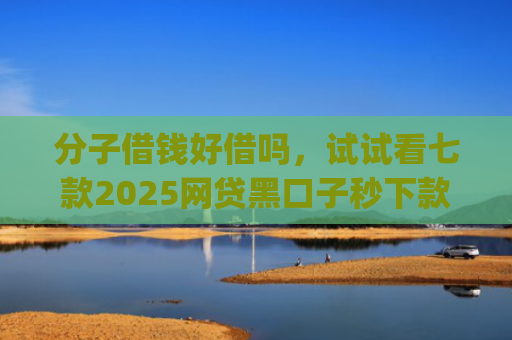 分子借钱好借吗，试试看七款2025网贷黑口子秒下款app