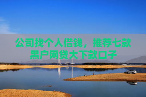 公司找个人借钱，推荐七款黑户网贷大下款口子