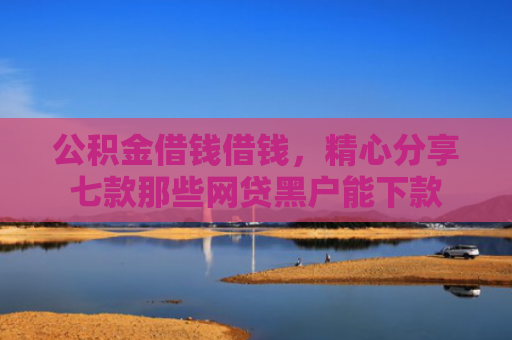 公积金借钱借钱，精心分享七款那些网贷黑户能下款
