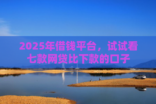 2025年借钱平台，试试看七款网贷比下款的口子