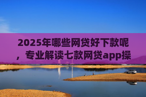 2025年哪些网贷好下款呢，专业解读七款网贷app操作下款口子
