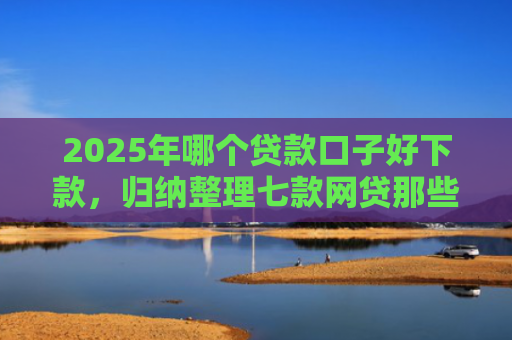 2025年哪个贷款口子好下款，归纳整理七款网贷那些口子容易下款