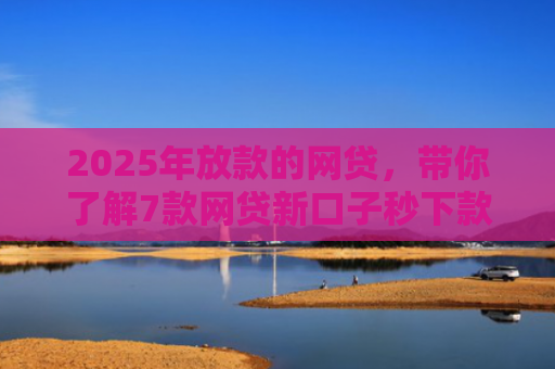 2025年放款的网贷，带你了解7款网贷新口子秒下款