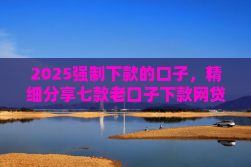 2025强制下款的口子，精细分享七款老口子下款网贷平台