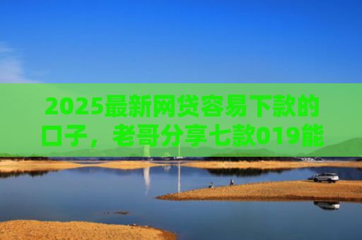 2025最新网贷容易下款的口子，老哥分享七款019能下款的网贷口子