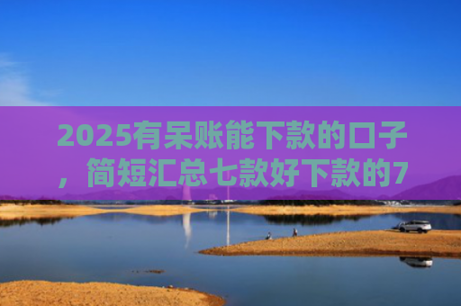 2025有呆账能下款的口子，简短汇总七款好下款的714网贷口子