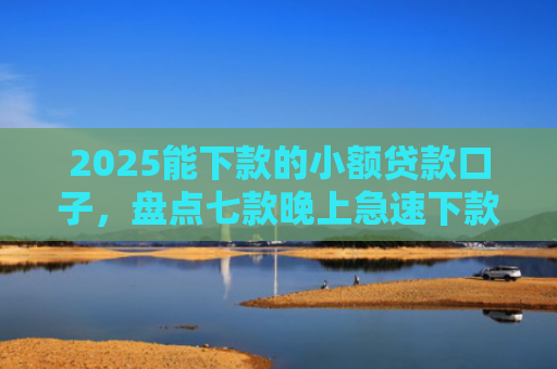 2025能下款的小额贷款口子，盘点七款晚上急速下款网贷口子