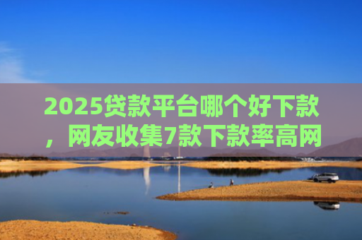 2025贷款平台哪个好下款，网友收集7款下款率高网贷口子