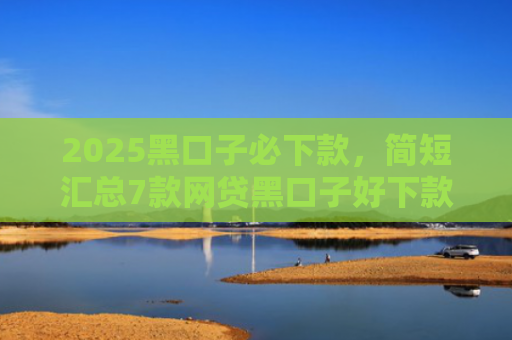 2025黑口子必下款，简短汇总7款网贷黑口子好下款