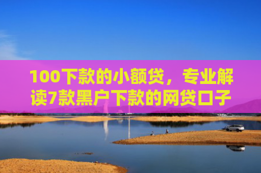 100下款的小额贷，专业解读7款黑户下款的网贷口子