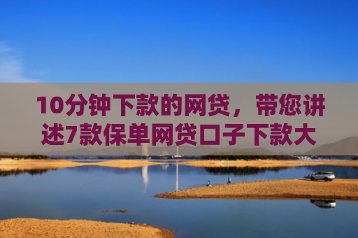 10分钟下款的网贷，带您讲述7款保单网贷口子下款大的