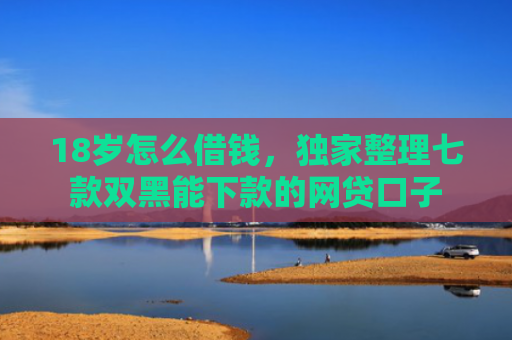 18岁怎么借钱，独家整理七款双黑能下款的网贷口子