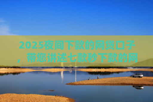 2025夜间下款的网贷口子，带您讲述七款秒下款的网贷黑口子
