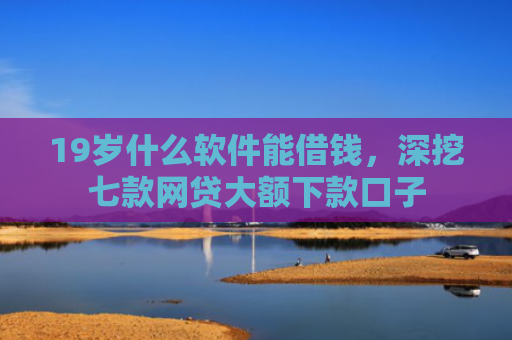 19岁什么软件能借钱，深挖七款网贷大额下款口子