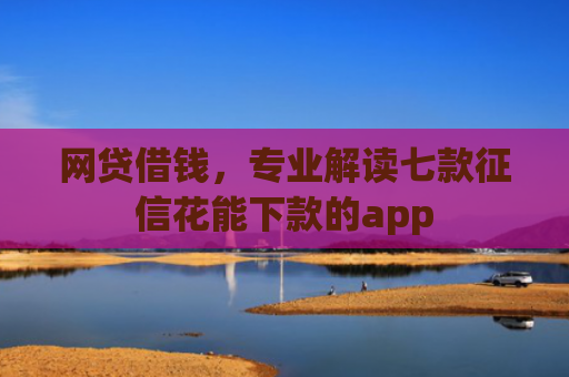 网贷借钱，专业解读七款征信花能下款的app