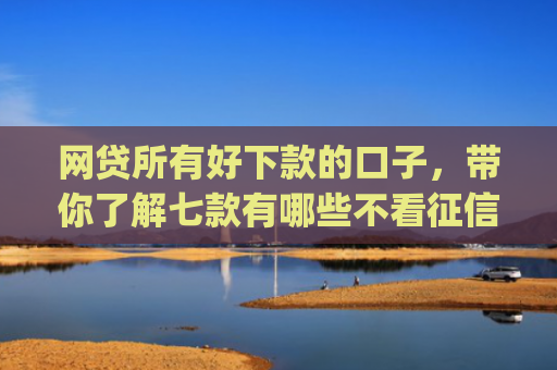 网贷所有好下款的口子，带你了解七款有哪些不看征信秒下款的app