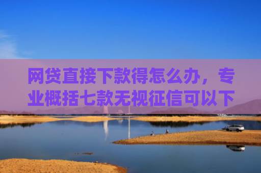 网贷直接下款得怎么办，专业概括七款无视征信可以下款的App贷款