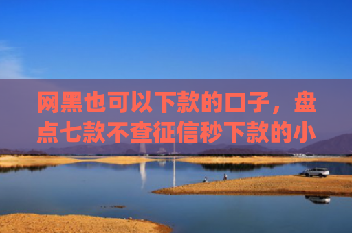网黑也可以下款的口子，盘点七款不查征信秒下款的小额贷款app