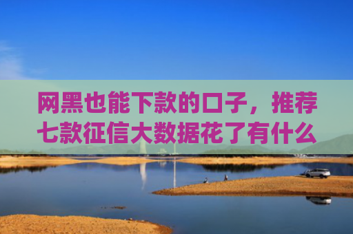 网黑也能下款的口子，推荐七款征信大数据花了有什么app能下款