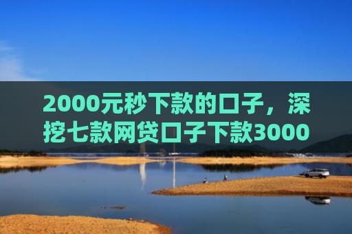 2000元秒下款的口子，深挖七款网贷口子下款3000