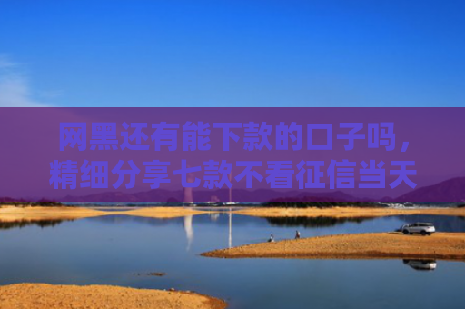 网黑还有能下款的口子吗，精细分享七款不看征信当天下款APP网贷