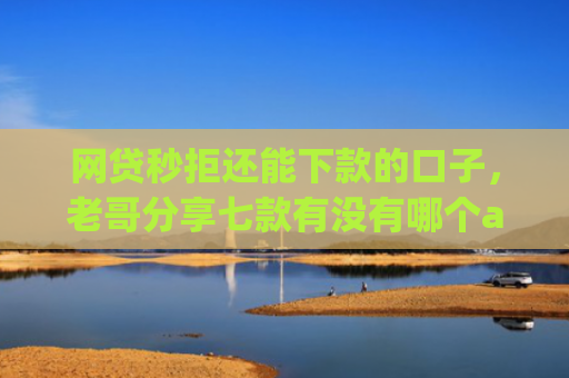网贷秒拒还能下款的口子，老哥分享七款有没有哪个app无视征信下款