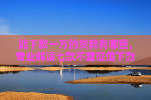 能下款一万的贷款有哪些，专业解读七款不查征信下款平台