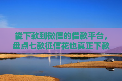能下款到微信的借款平台，盘点七款征信花也真正下款的网贷
