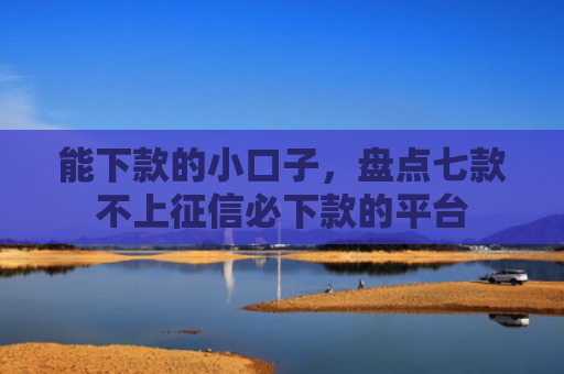 能下款的小口子，盘点七款不上征信必下款的平台