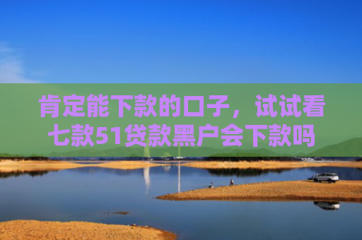肯定能下款的口子，试试看七款51贷款黑户会下款吗