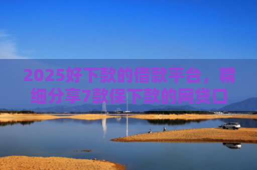 2025好下款的借款平台，精细分享7款保下款的网贷口子