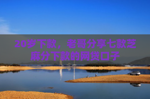 20岁下款，老哥分享七款芝麻分下款的网贷口子