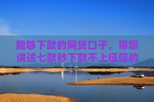 能够下款的网贷口子，带您讲述七款秒下款不上征信的网贷